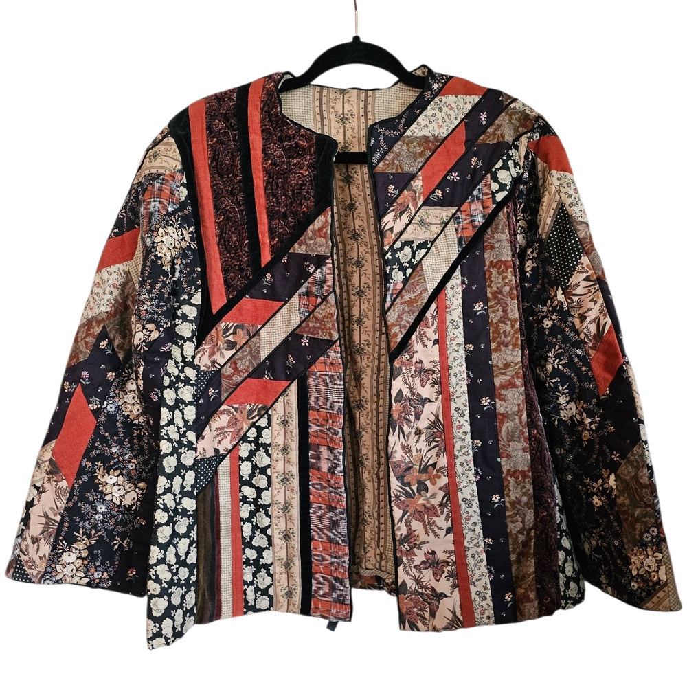 Patchwork Floral Jacket - image 1
